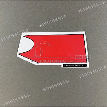 Zijpaneel sticker, linkerkant