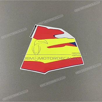 Side cowling decal, right side