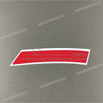 Side cowling decal, right side