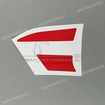 Side cowling decal, right side
