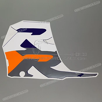 Side cowling decal, left side