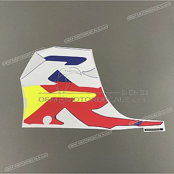 Side cowling decal, left side