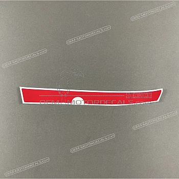 Side cowling decal, left side