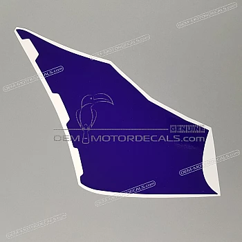 Belly pan decal, right side