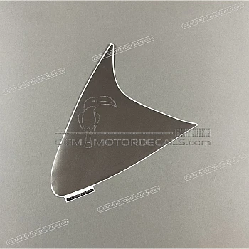 Belly pan decal, right side