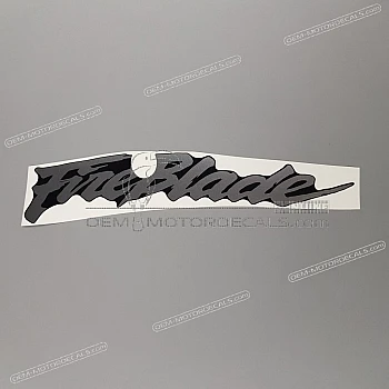 Belly pan decal, right side