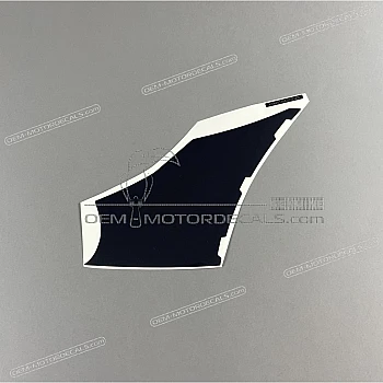 Belly pan decal, left side