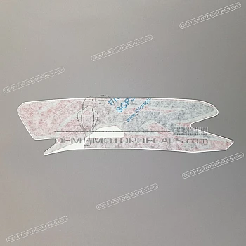 Side cowling decal, left side