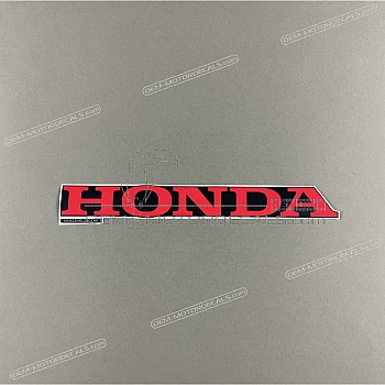 Belly pan decal, left side