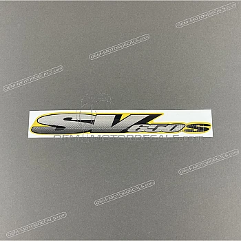 Emblema carenatura laterale SV650S