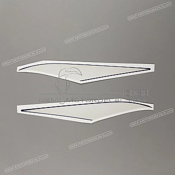 Front cowling decals, set