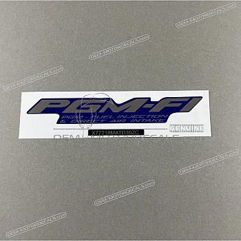 Adesivo posteriore coda carena