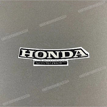 Front cowling emblem
