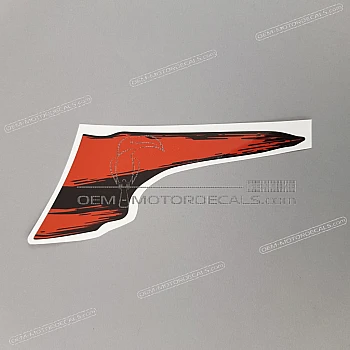 Frame cowling decal, right side