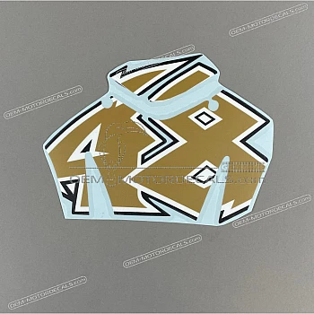 Naklejki na przednią owiewkę (czasza), zestaw