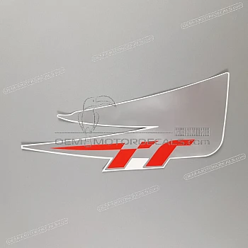 Heckverkleidung Aufkleber, Rechte Seite