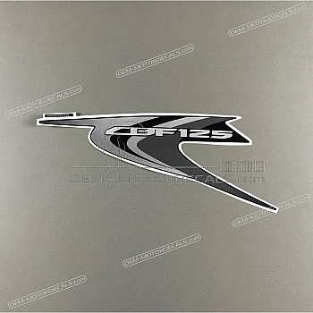 Side cowling decal, left side