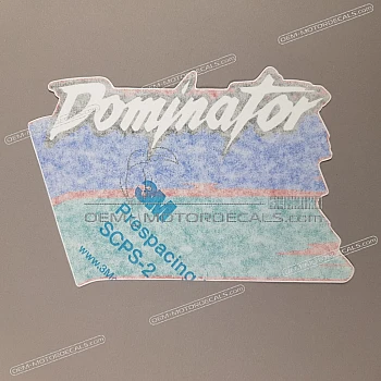 Side cowling decal, left side