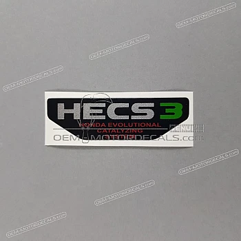 Side cowling decal