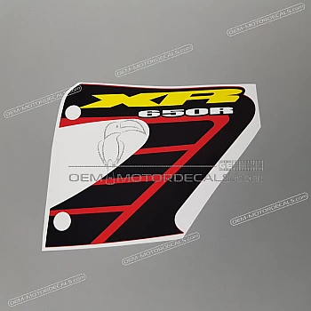 Side cowling decal, left side