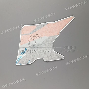 Bovenkuip sticker, linkerkant