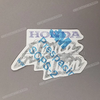 Front cowling decal
