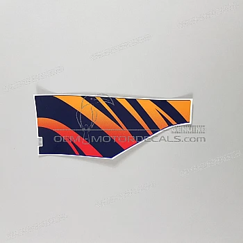 Side cowling decal, left side