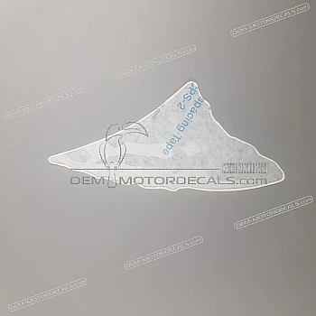 Front cowling decal, left side