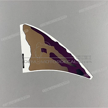 Front cowling decal, left side
