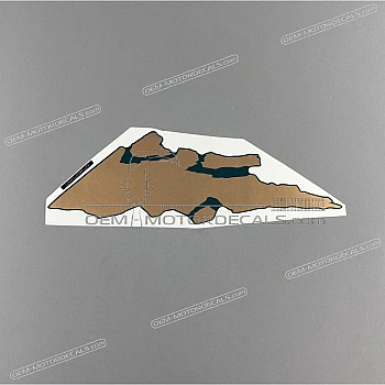 Naklejka na tylną owiewkę / zadupek, prawa strona