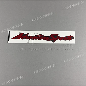 Naklejka na tylną owiewkę / zadupek