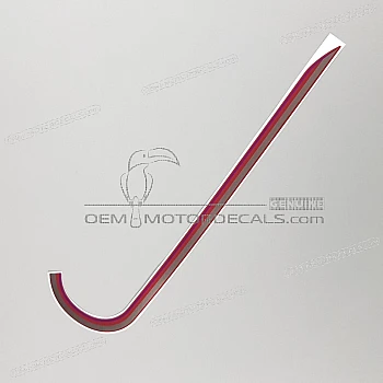 Front cowling decal, right side
