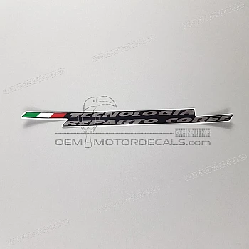 Front cowling decal, left side