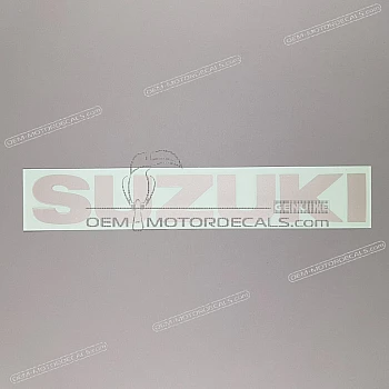 Belly pan decal