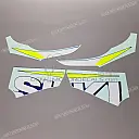 Suzuki benzinetank stickerset
