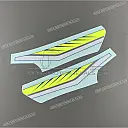 Zestaw naklejek logo SUZUKI na zbiornik paliwa