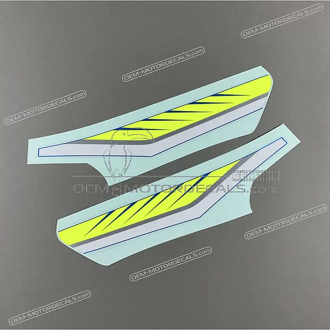 Juego de adhesivos logo SUZUKI para depósito Suzuki GSX-R600 Lado Izquierdo y Derecho OEM 6811014J10BDH