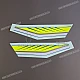 Suzuki GSXR1000 Fuel Tank GSX-R Graphic Decal Set OEM 6811017K00BDH