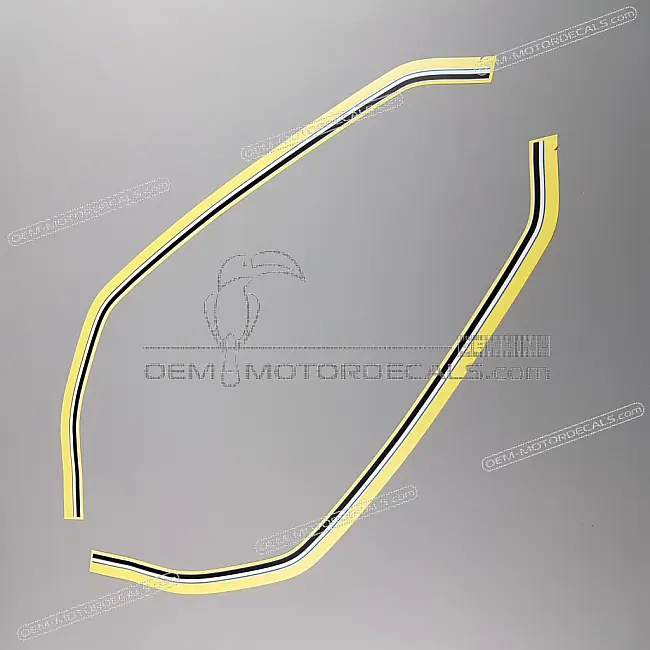 Jeu d'autocollants pour réservoir Suzuki SV650 OEM 6811018K10BN9