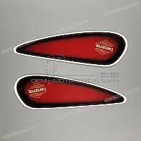 SUZUKI Juego de pegatinas para depósito de combustible 68110-38B10-G72