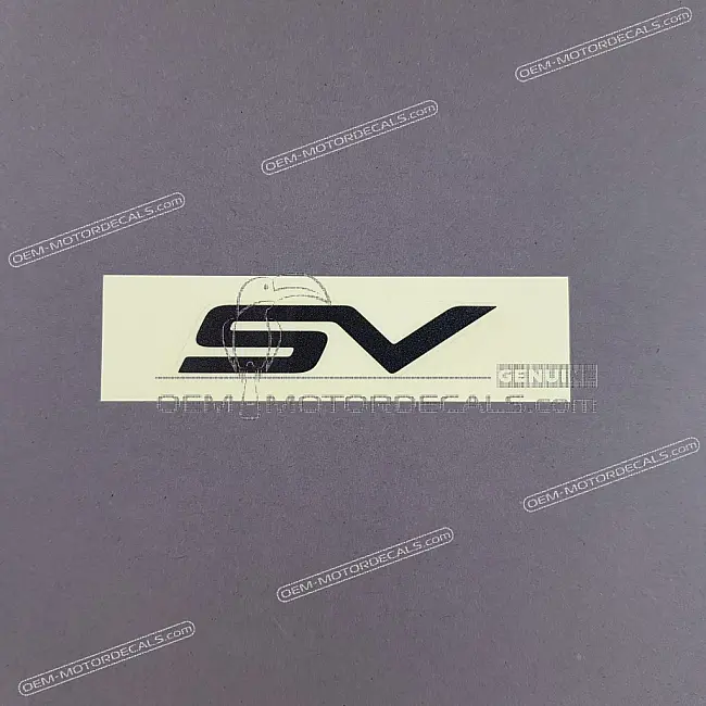Suzuki SV650 Frame Cover SV Emblem Logo Decal Graphic Genuine Factory Original OEM 6811118K00YLF