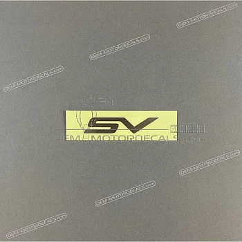 Tail cowl decal