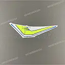 Front cowling decal, right side