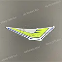 Front cowling decal, left side