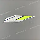 Front cowling decal, left side