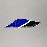 SUZUKI Tankaufkleber, Linke Seite 68125-23K50-YUH