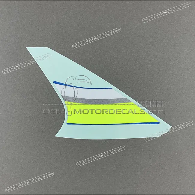 Suzuki GSX-R600 Fuel Tank Cover Graphic Left Side OEM 68126-14J10-BDH