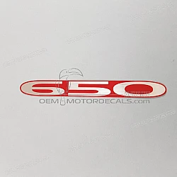Tail cowl decal