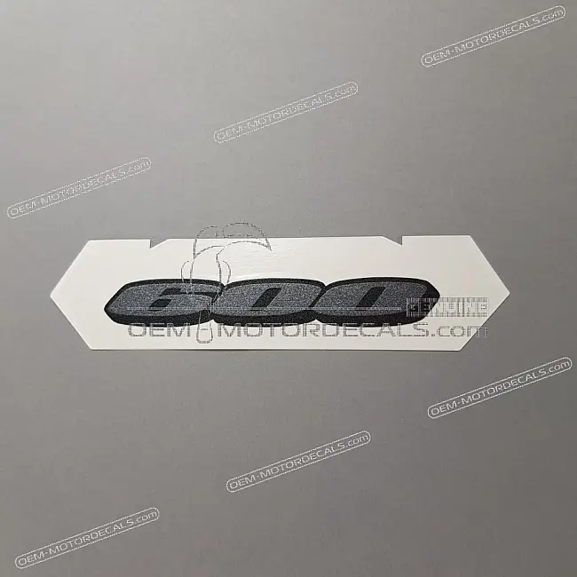 Suzuki GSX-R600 Achterkant 600 Embleem Rechterzijde OEM 68131-14J00-GTT