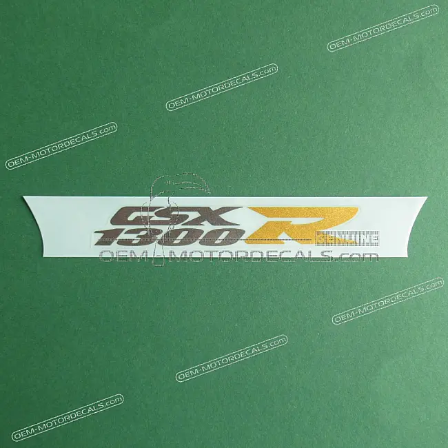 Suzuki GSX1300R Hayabusa Frame Cover Hayabusa Emblem Genuine Factory OEM Part 6813115H10A33